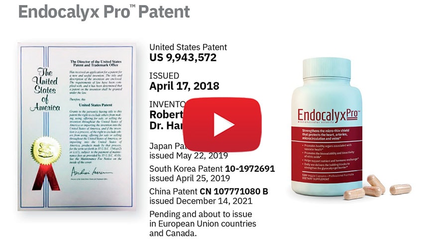 Endocalyx Pro patent all countries – Update copy